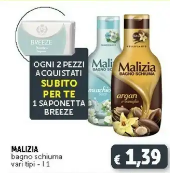 Deco Supermercati Malizia Bagno Schiuma offerta