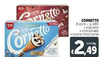 Deco Supermercati Algida Algida - Cornetto Classico Formato Speciale 480 g(ml) offerta