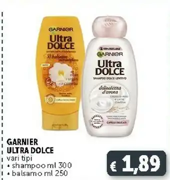 Deco Supermercati Garnier Ultra Dolce Shampoo offerta