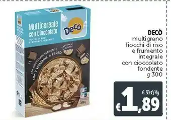 Deco Supermercati Deco Multigrano Fiocchi Di Riso offerta