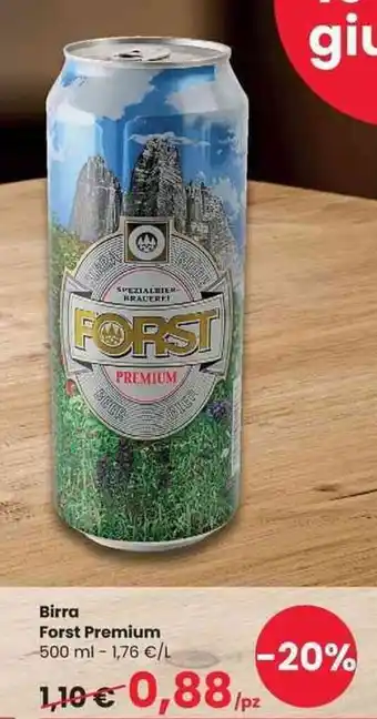 Interspar Birra Forst Premium 500 ml offerta