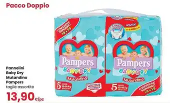 Interspar Pannolini Baby Dry Mutandino Pampers taglie assortite offerta