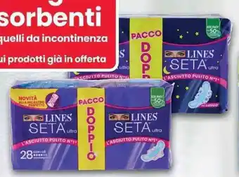 Interspar 20/22/28/32 Assorbenti Lines Setra Ultra assortiti offerta