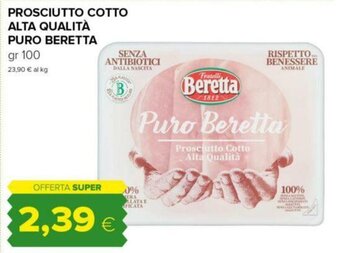 Oasi PROSCIUTTO COTTO ALTA QUALITÀ PURO BERETTA gr 100 offerta