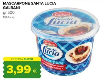 Oasi MASCARPONE SANTA LUCIA GALBANI gr 500 offerta