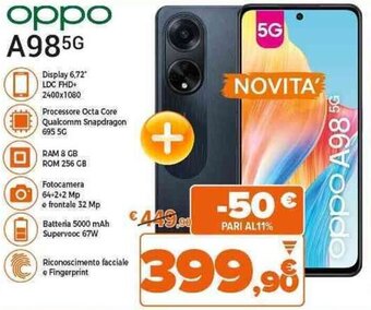 Expert oppo A98 5G offerta