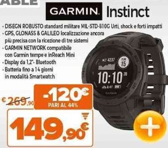 Expert GARMIN Instinct offerta