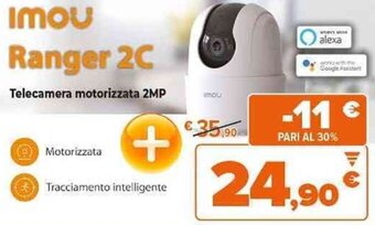 Imou Ranger 2C Telecamera motorizzata 2MP