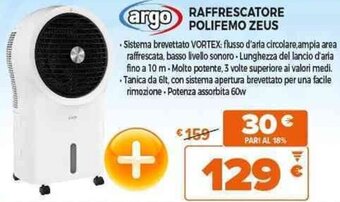 argo RAFFRESCATORE POLIFEMO ZEUS