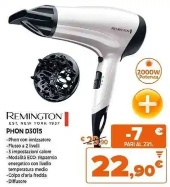 Expert REMINGTON PHON D3015 offerta