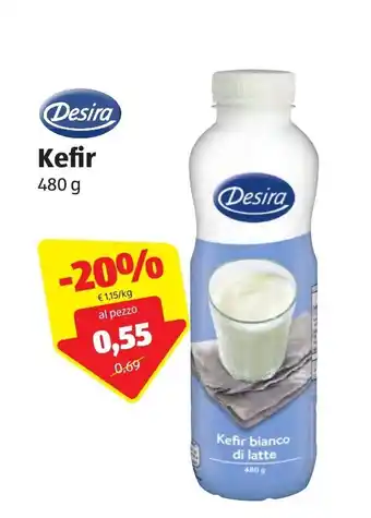 ALDI Desira Kefir 480g offerta