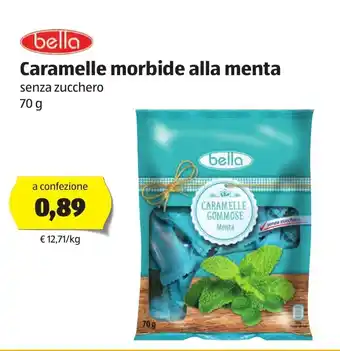 ALDI bella Caramelle morbide alla menta 70g offerta