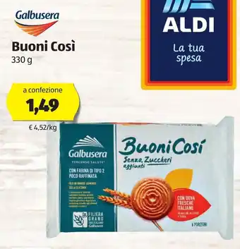 ALDI Galbusera Buoni Cosí 330g offerta