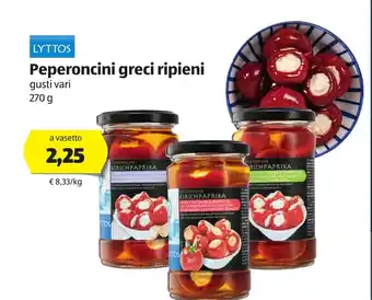 Lyttos Peperoncini greci ripieni 270g