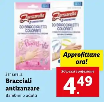 Zanzarella Bracciali antizanzare Bambini o adulti 30 pezzi confezione