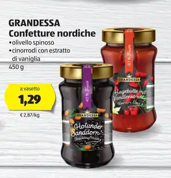 ALDI Grandessa Confetture nordiche 450g offerta