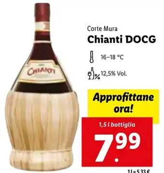 Lidl Corte Mura Chianti DOCG 1,5 l bottiglia offerta
