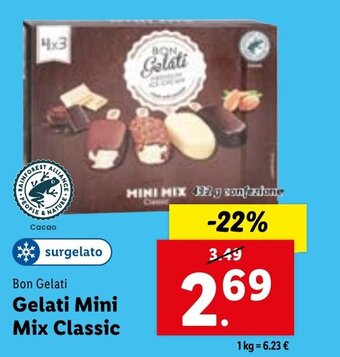 Lidl Bon Gelati Gelati Mini Mix Classic offerta