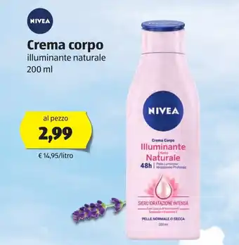 ALDI Nivea Crema corpo 200ml offerta