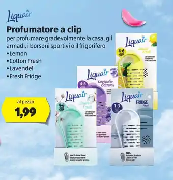 ALDI Liquair Profumatore a clip offerta