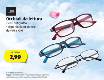 ALDI Optic Occhiali da lettura offerta