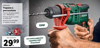 Lidl PARKSIDEⓇ Trapano a percussione offerta