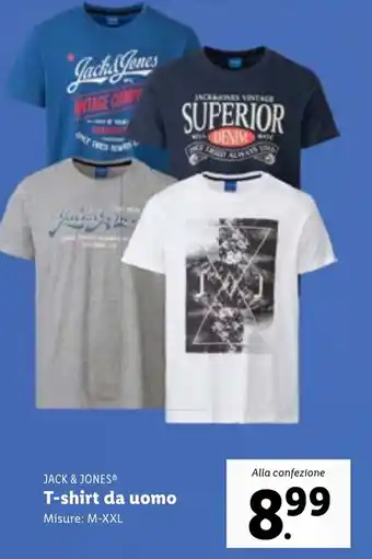 Lidl JACK & JONES® T-shirt da uomo Misure: M-XXL offerta