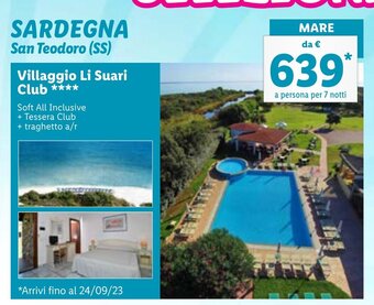 Lidl SARDEGNA San Teodoro (SS) offerta