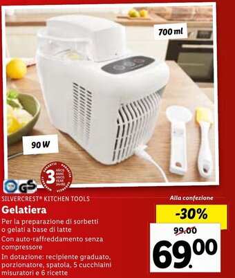 Lidl SILVERCREST KITCHEN TOOLS Gelatiera offerta