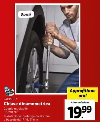 Lidl PARKSIDEⓇ Chiave dinamometrica offerta