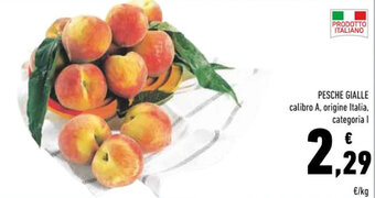Conad PESCHE GIALLE offerta