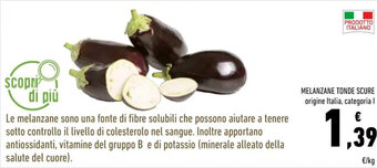 Conad MELANZANE TONDE SCURE offerta