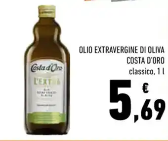 Conad OLIO EXTRAVERGINE DI OLIVA COSTA D'ORO classico, 1 OLIO EXTRAVERGINE DI OLIVA offerta