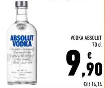 Conad VODKA ABSOLUT 70 cl offerta