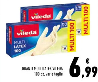 GUANTI MULTILATEX VILEDA 100 pz, varie taglie