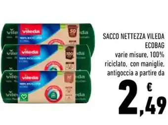 Conad SACCO NETTEZZA VILEDA ECOBAG offerta