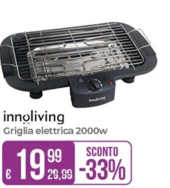 Portobello innoliving Griglia elettrica 2000w offerta