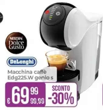 DeLonghi Macchina caffè Edg225.W genio s
