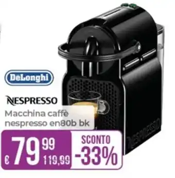 Portobello DeLonghi NESPRESSO Macchina caffè nespresso en80b bk offerta