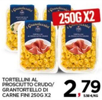 Interspar TORTELLINI AL PROSCIUTTO CRUDO/ GRANTORTELLO DI CARNE FINI 250G X2 offerta