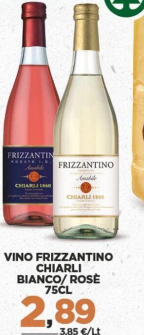 VINO FRIZZANTINO CHIARLI BIANCO/ROSÈ 75CL