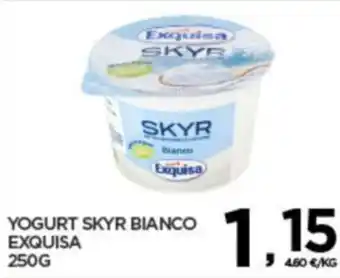 Interspar YOGURT SKYR BIANCO EXQUISA 250 g offerta