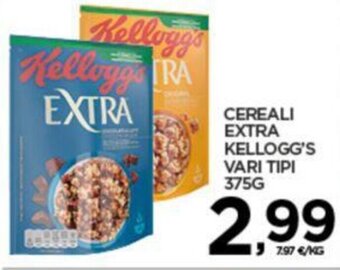 Interspar CEREALI EXTRA KELLOGG'S VARI TIPI 375G offerta