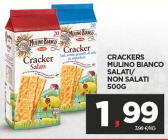 Interspar CRACKERS MULINO BIANCO SALATI/ NON SALATI 500G offerta