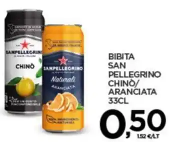 BIBITA SAN PELLEGRINO CHINO/ ARANCIATA 33CL