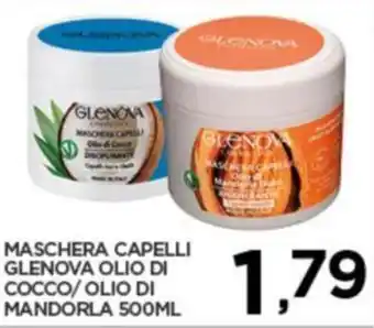 Interspar MASCHERA CAPELLI GLENOVA OLIO DI COCCO/ OLIO DI MANDORLA 500ML offerta