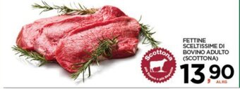 Interspar FETTINE SCELTISSIME DI BOVINO ADULTO offerta