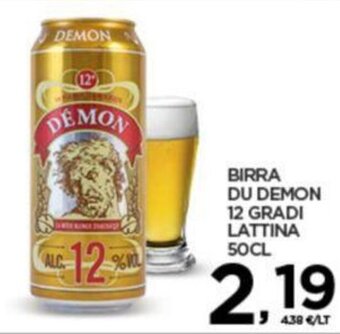 Interspar BIRRA DU DEMON 12 GRADI LATTINA 50CL offerta