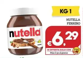 NUTELLA FERRERO KG 1