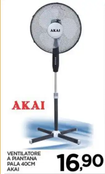 Interspar VENTILATORE A PIANTANA PALA 40CM AKAI offerta